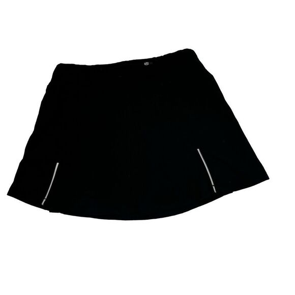 One Tooth Black Skort Elastic Waist Athletic Wear SZ XL - Picture 2 of 12